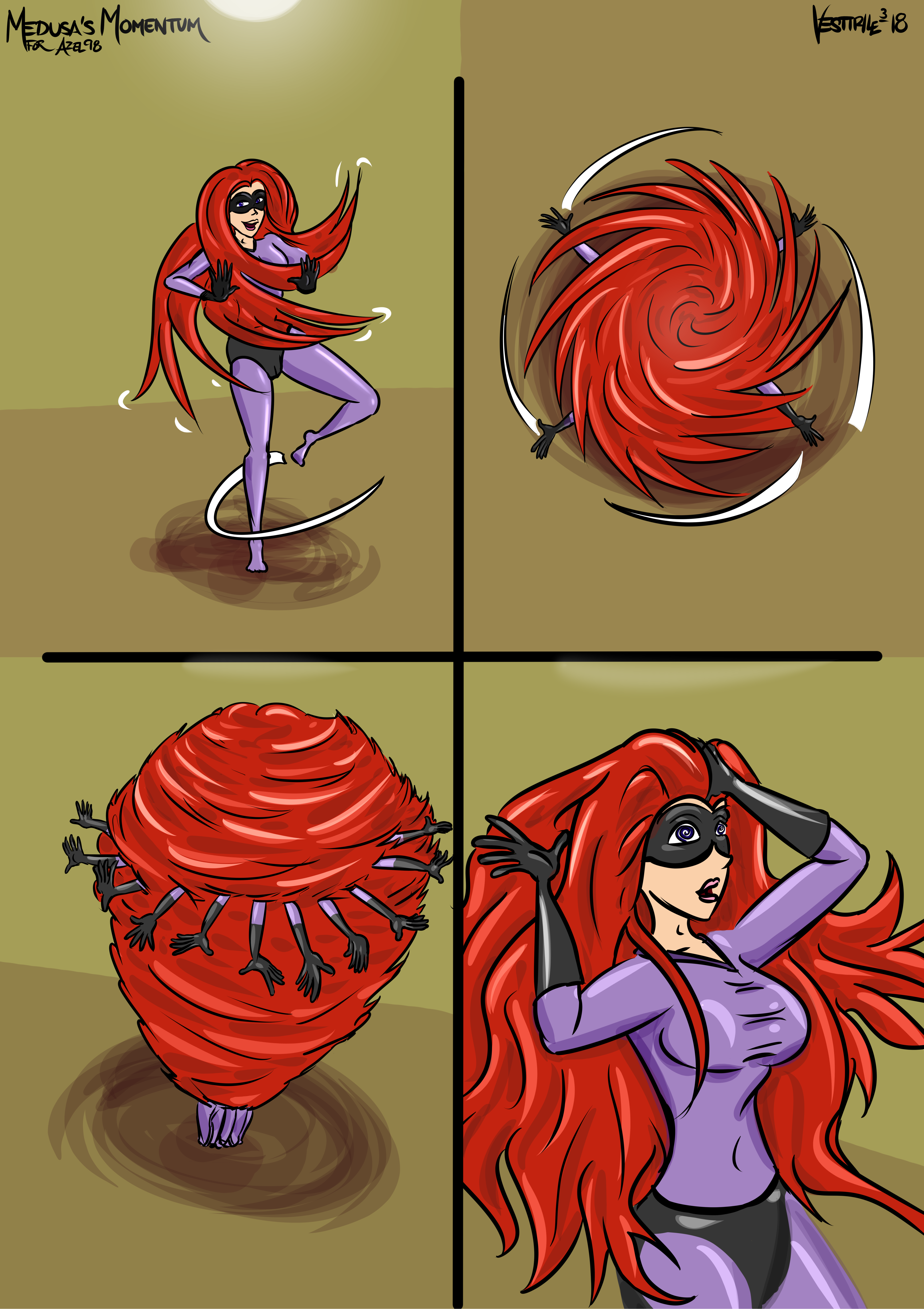 Marvel's Medusa for Azel98 Art ©Vestiphile 2018-19