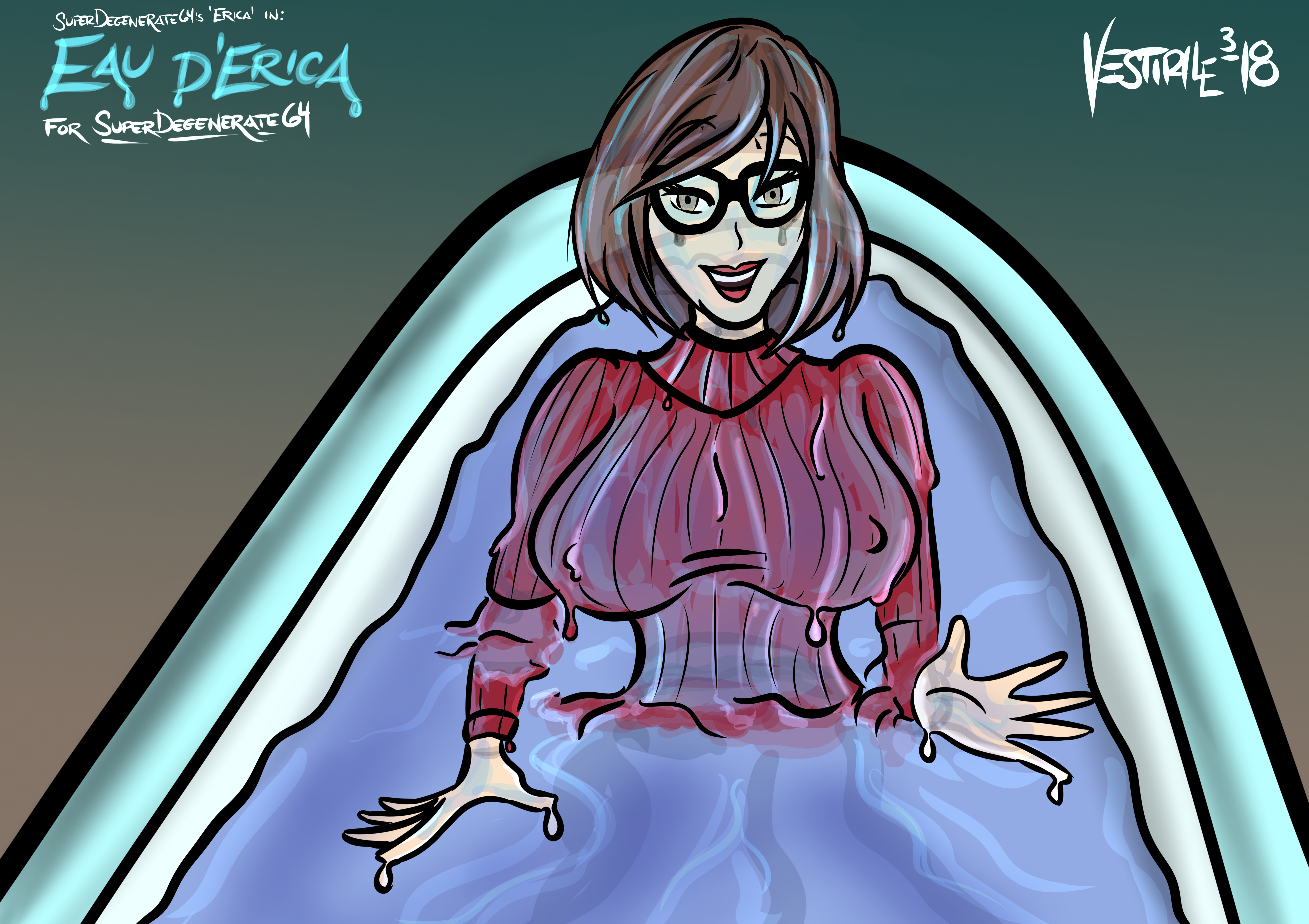 Gift art of Erica, by Anonymous69 Art ©Vestiphile 2018-19